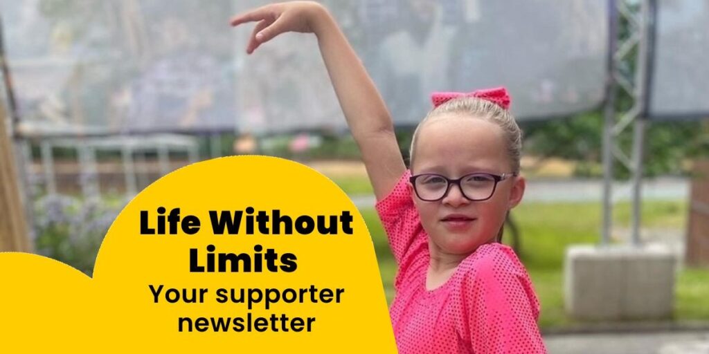 The Life Without Limits newsletter is now available