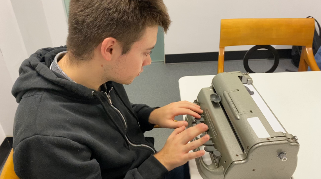 RSBC Dorton College students celebrated World Braille Day